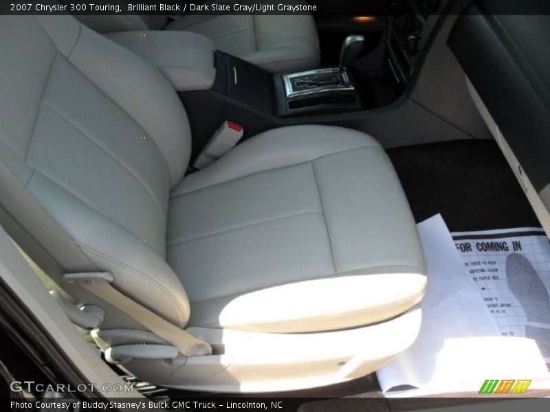 Brilliant Black / Dark Slate Gray/Light Graystone 2007 Chrysler 300 Touring
