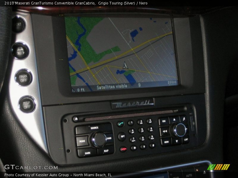 Navigation of 2010 GranTurismo Convertible GranCabrio