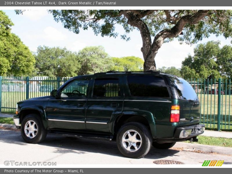 Dark Green Metallic / Tan/Neutral 2004 Chevrolet Tahoe LT 4x4