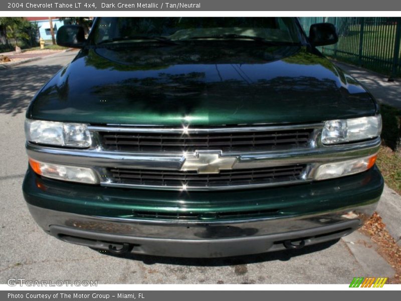 Dark Green Metallic / Tan/Neutral 2004 Chevrolet Tahoe LT 4x4