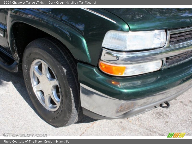 Dark Green Metallic / Tan/Neutral 2004 Chevrolet Tahoe LT 4x4