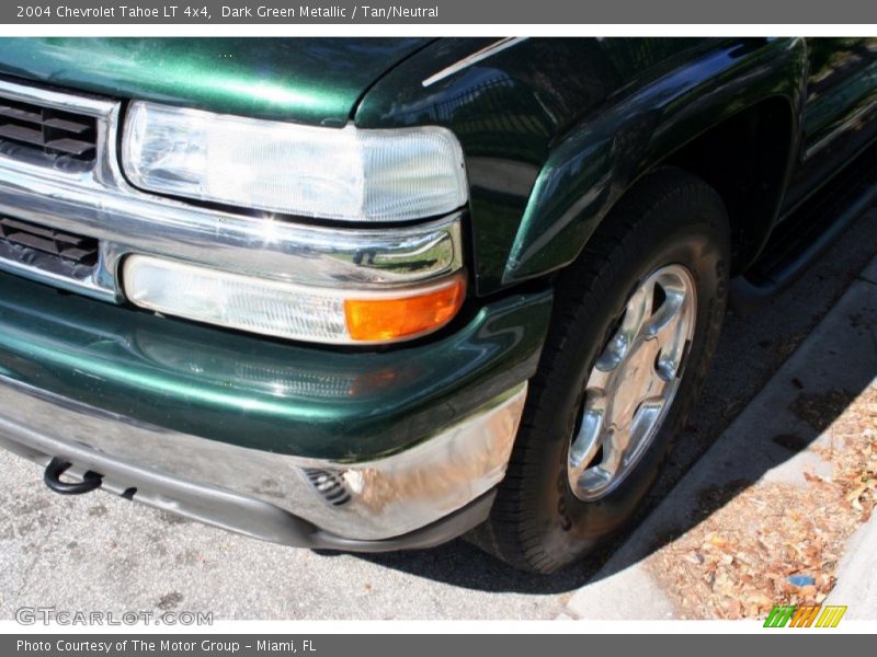 Dark Green Metallic / Tan/Neutral 2004 Chevrolet Tahoe LT 4x4