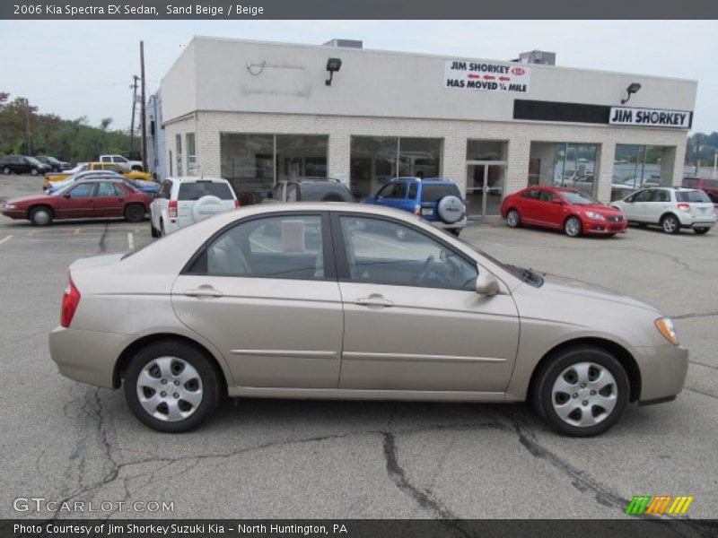 Sand Beige / Beige 2006 Kia Spectra EX Sedan