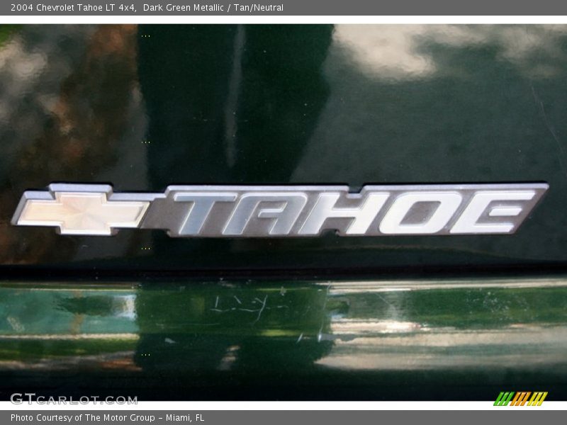 Dark Green Metallic / Tan/Neutral 2004 Chevrolet Tahoe LT 4x4