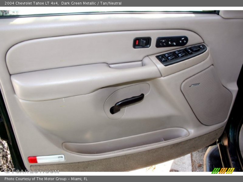 Dark Green Metallic / Tan/Neutral 2004 Chevrolet Tahoe LT 4x4