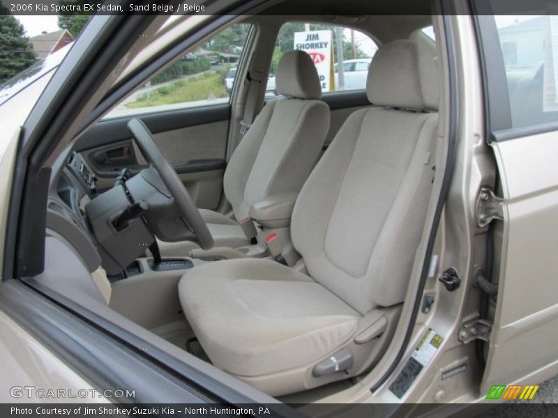 Sand Beige / Beige 2006 Kia Spectra EX Sedan