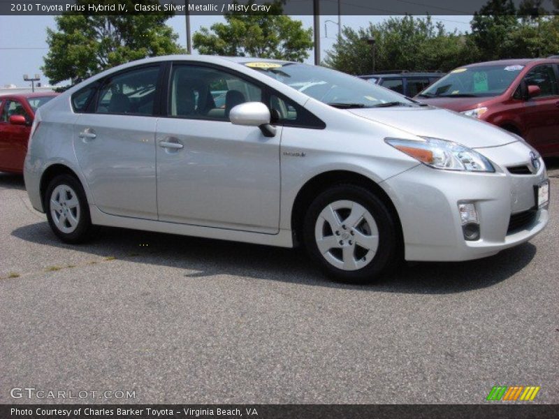 Classic Silver Metallic / Misty Gray 2010 Toyota Prius Hybrid IV