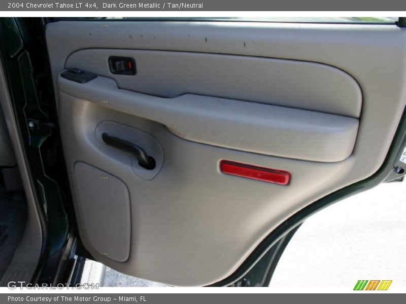 Dark Green Metallic / Tan/Neutral 2004 Chevrolet Tahoe LT 4x4