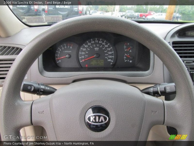 Sand Beige / Beige 2006 Kia Spectra EX Sedan