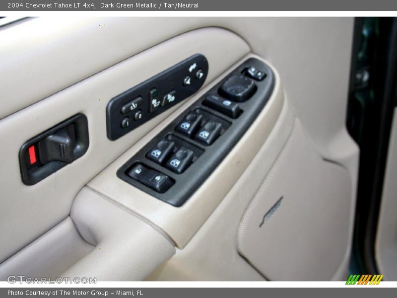 Dark Green Metallic / Tan/Neutral 2004 Chevrolet Tahoe LT 4x4