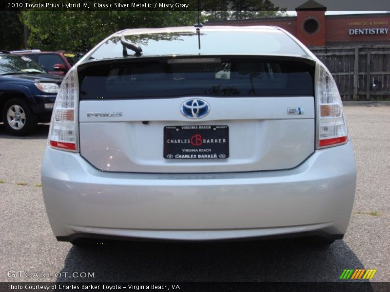 Classic Silver Metallic / Misty Gray 2010 Toyota Prius Hybrid IV