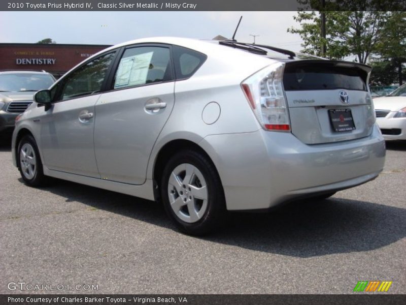 Classic Silver Metallic / Misty Gray 2010 Toyota Prius Hybrid IV