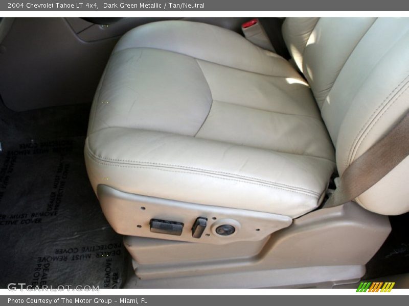 Dark Green Metallic / Tan/Neutral 2004 Chevrolet Tahoe LT 4x4