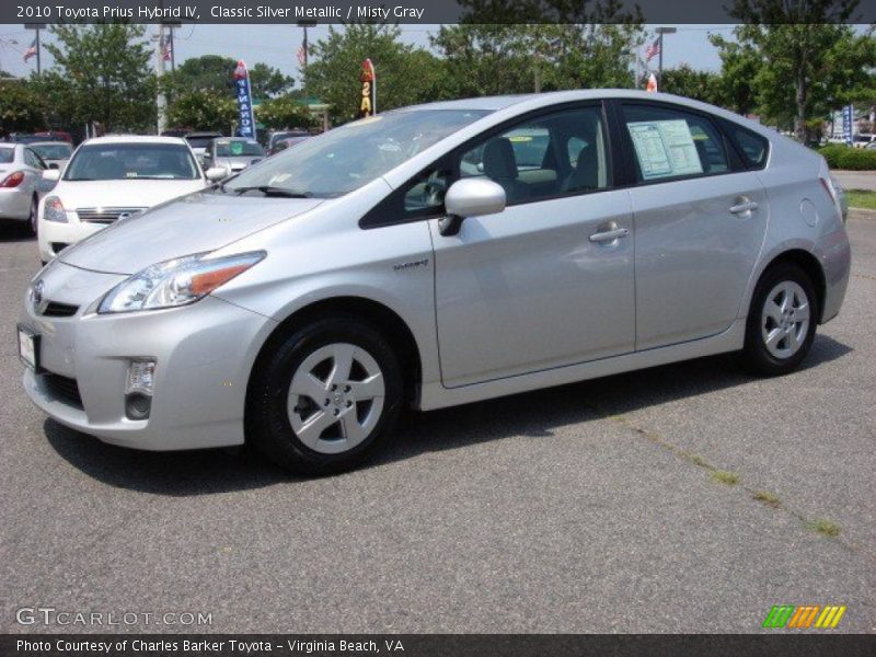 Classic Silver Metallic / Misty Gray 2010 Toyota Prius Hybrid IV