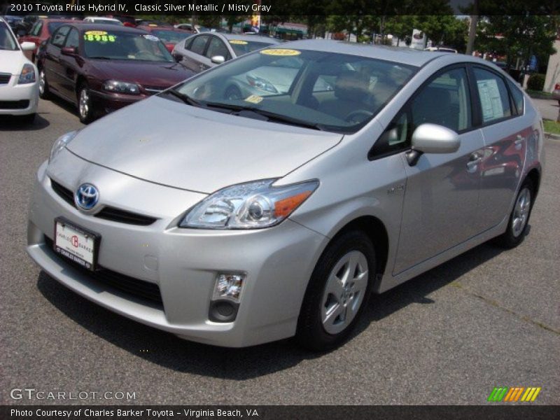 Classic Silver Metallic / Misty Gray 2010 Toyota Prius Hybrid IV