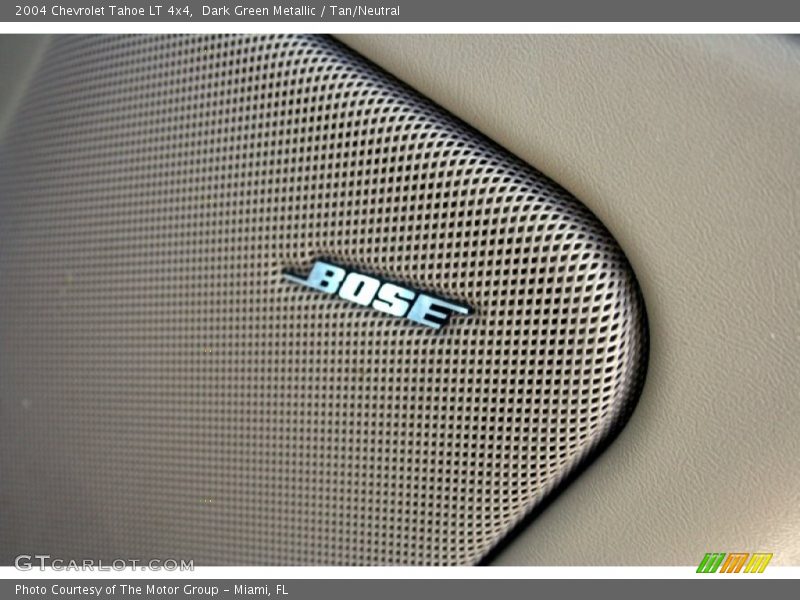 Dark Green Metallic / Tan/Neutral 2004 Chevrolet Tahoe LT 4x4