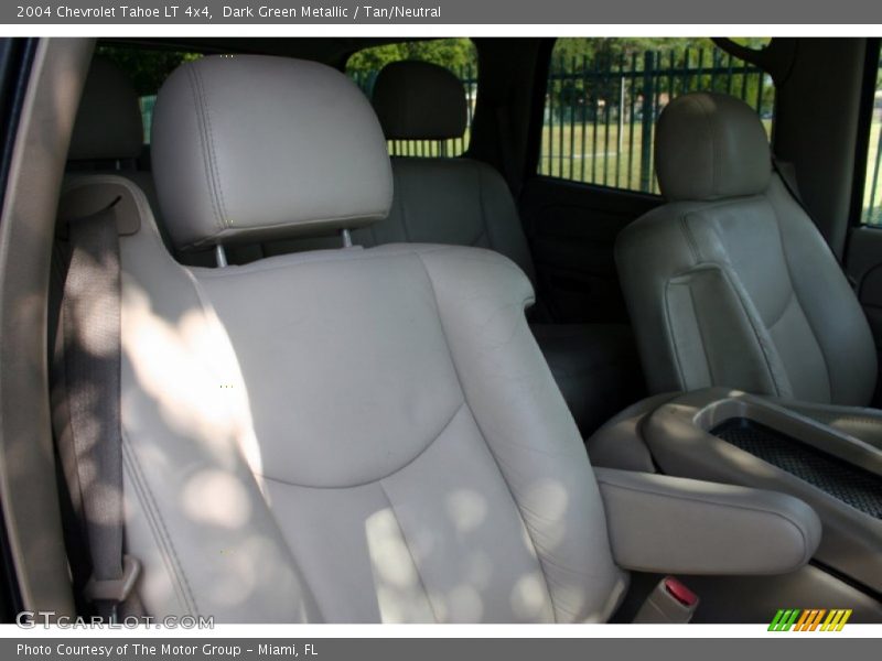 Dark Green Metallic / Tan/Neutral 2004 Chevrolet Tahoe LT 4x4