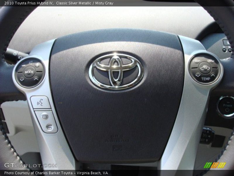 Classic Silver Metallic / Misty Gray 2010 Toyota Prius Hybrid IV