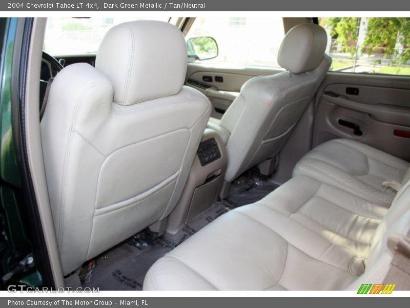 Dark Green Metallic / Tan/Neutral 2004 Chevrolet Tahoe LT 4x4