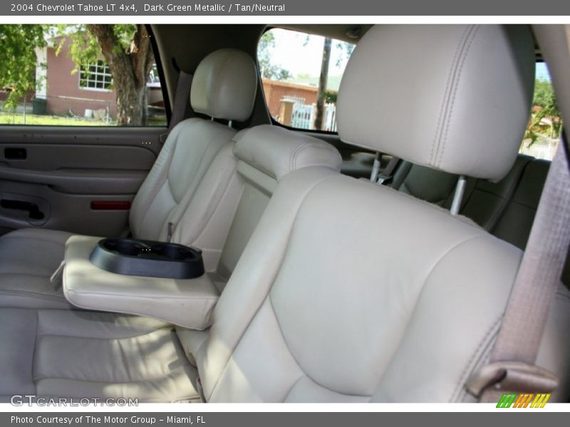 Dark Green Metallic / Tan/Neutral 2004 Chevrolet Tahoe LT 4x4