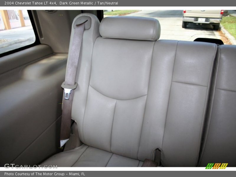 Dark Green Metallic / Tan/Neutral 2004 Chevrolet Tahoe LT 4x4