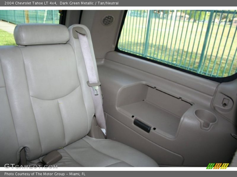 Dark Green Metallic / Tan/Neutral 2004 Chevrolet Tahoe LT 4x4