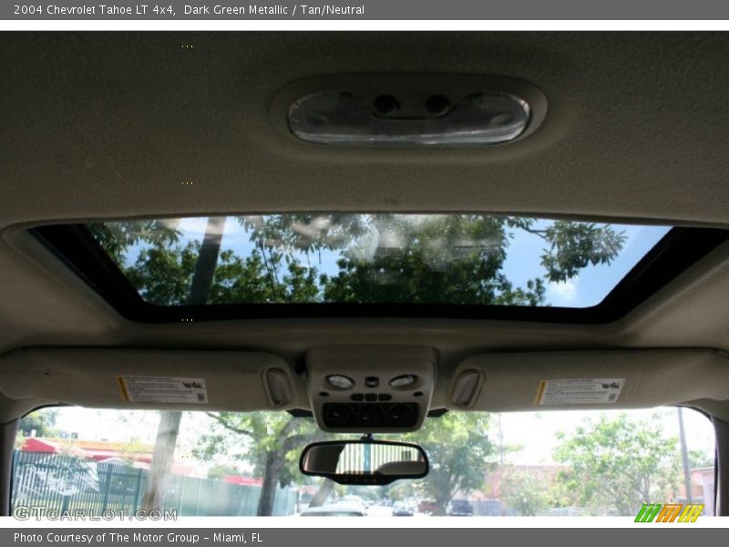Dark Green Metallic / Tan/Neutral 2004 Chevrolet Tahoe LT 4x4