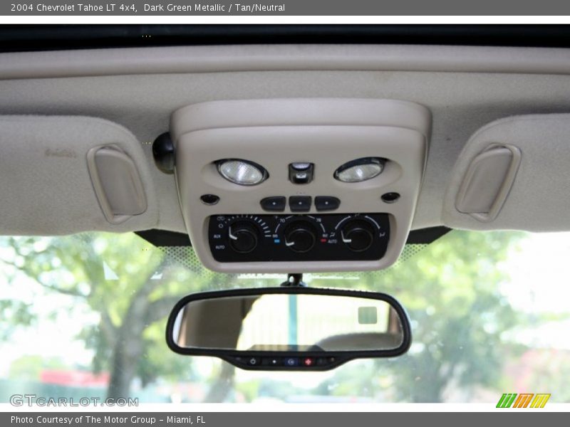 Dark Green Metallic / Tan/Neutral 2004 Chevrolet Tahoe LT 4x4