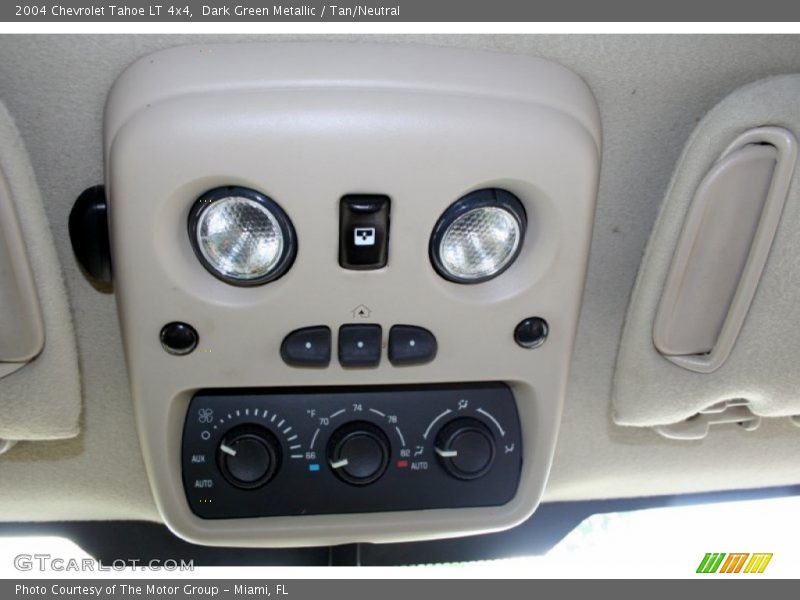 Dark Green Metallic / Tan/Neutral 2004 Chevrolet Tahoe LT 4x4