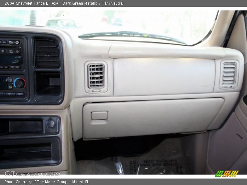 Dark Green Metallic / Tan/Neutral 2004 Chevrolet Tahoe LT 4x4