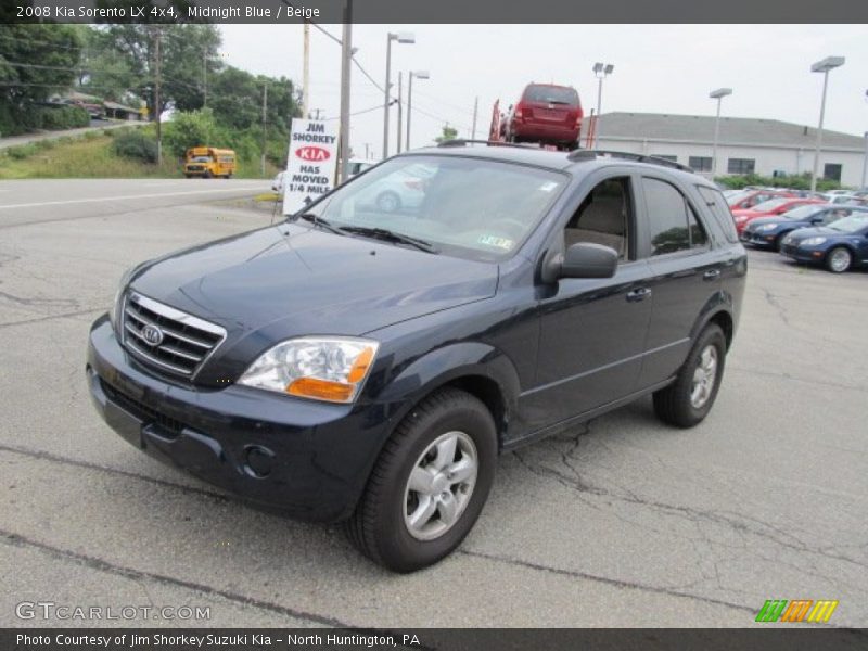 Midnight Blue / Beige 2008 Kia Sorento LX 4x4