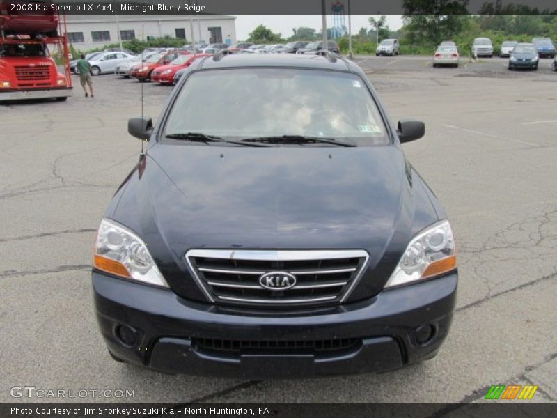 Midnight Blue / Beige 2008 Kia Sorento LX 4x4