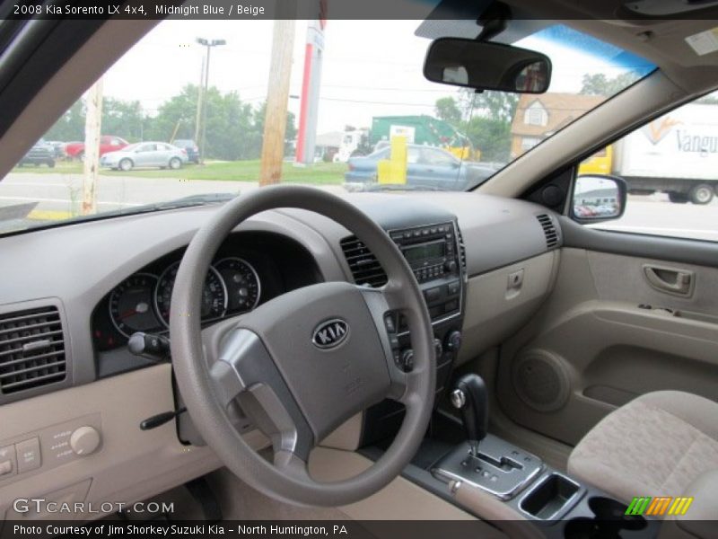 Midnight Blue / Beige 2008 Kia Sorento LX 4x4