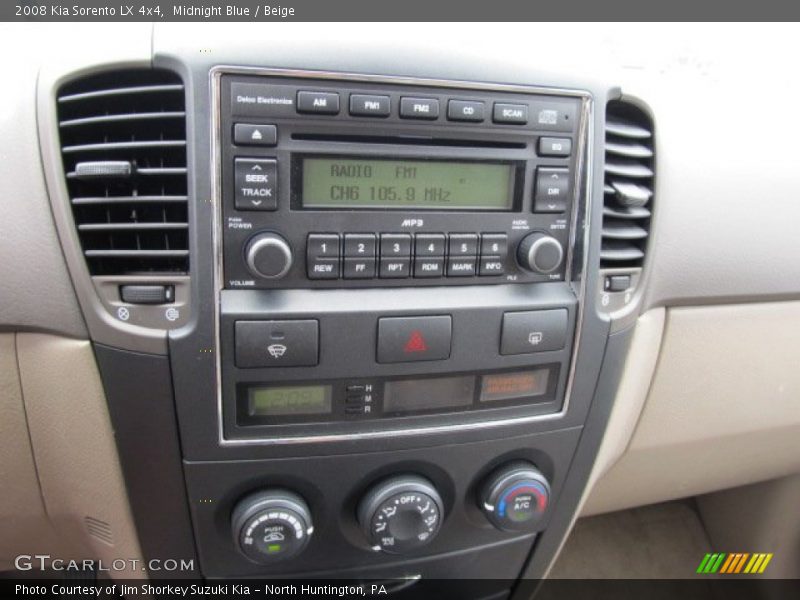 Midnight Blue / Beige 2008 Kia Sorento LX 4x4