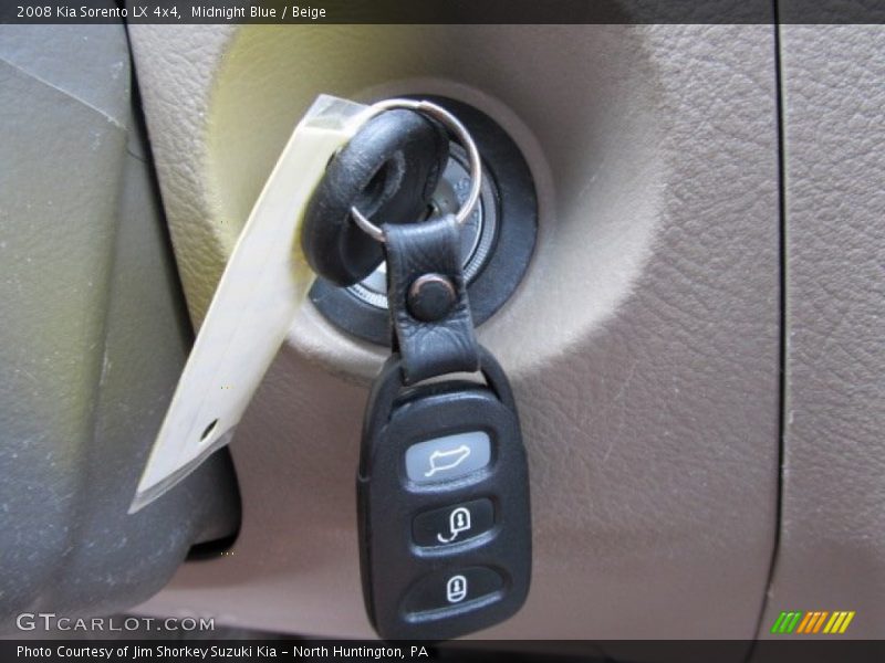 Midnight Blue / Beige 2008 Kia Sorento LX 4x4