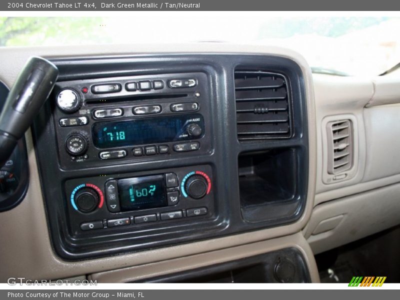 Dark Green Metallic / Tan/Neutral 2004 Chevrolet Tahoe LT 4x4