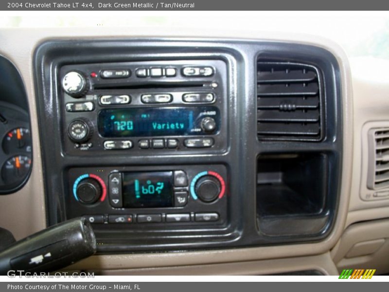 Dark Green Metallic / Tan/Neutral 2004 Chevrolet Tahoe LT 4x4