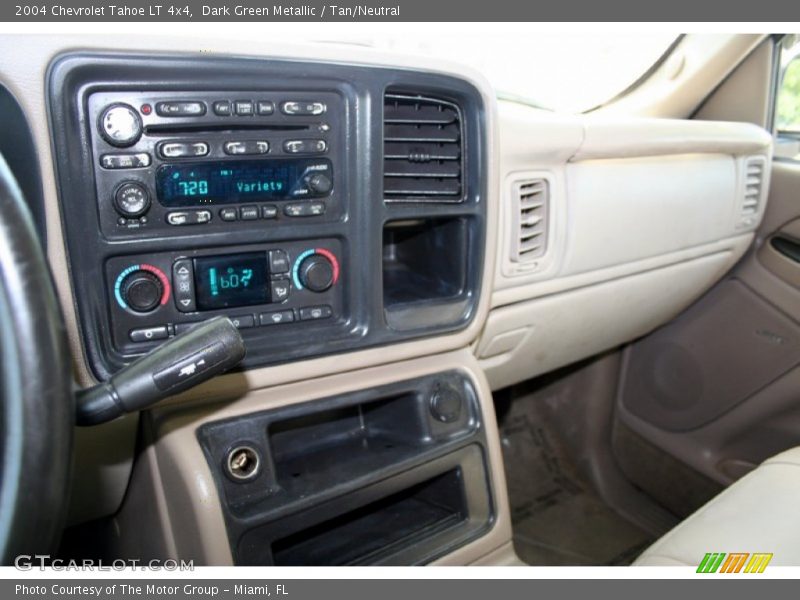 Dark Green Metallic / Tan/Neutral 2004 Chevrolet Tahoe LT 4x4