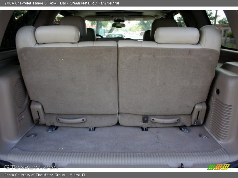 Dark Green Metallic / Tan/Neutral 2004 Chevrolet Tahoe LT 4x4