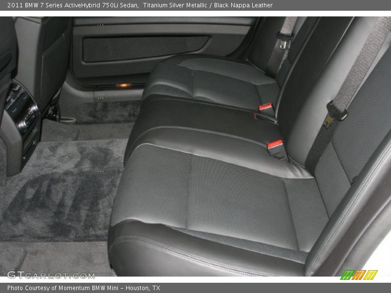  2011 7 Series ActiveHybrid 750Li Sedan Black Nappa Leather Interior