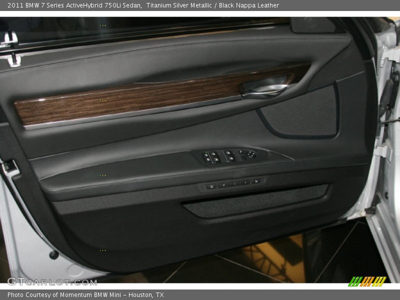 Titanium Silver Metallic / Black Nappa Leather 2011 BMW 7 Series ActiveHybrid 750Li Sedan