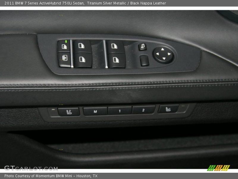 Titanium Silver Metallic / Black Nappa Leather 2011 BMW 7 Series ActiveHybrid 750Li Sedan