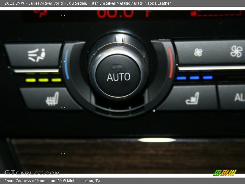 Titanium Silver Metallic / Black Nappa Leather 2011 BMW 7 Series ActiveHybrid 750Li Sedan