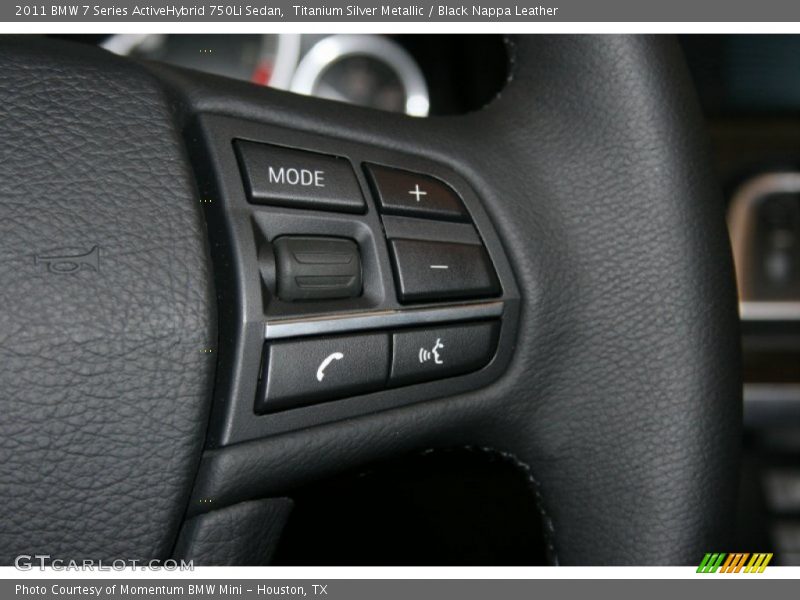 Titanium Silver Metallic / Black Nappa Leather 2011 BMW 7 Series ActiveHybrid 750Li Sedan