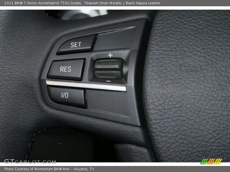 Titanium Silver Metallic / Black Nappa Leather 2011 BMW 7 Series ActiveHybrid 750Li Sedan