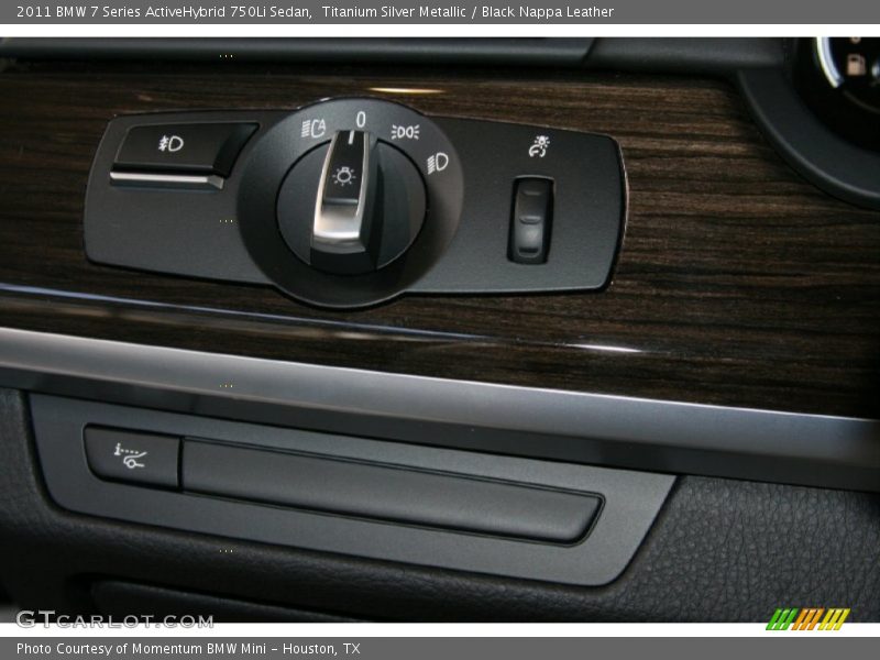 Titanium Silver Metallic / Black Nappa Leather 2011 BMW 7 Series ActiveHybrid 750Li Sedan