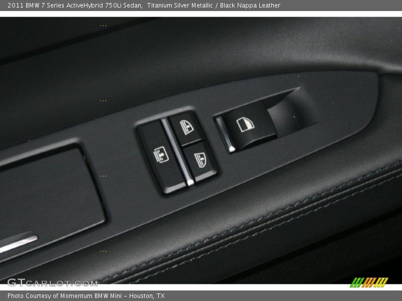 Titanium Silver Metallic / Black Nappa Leather 2011 BMW 7 Series ActiveHybrid 750Li Sedan