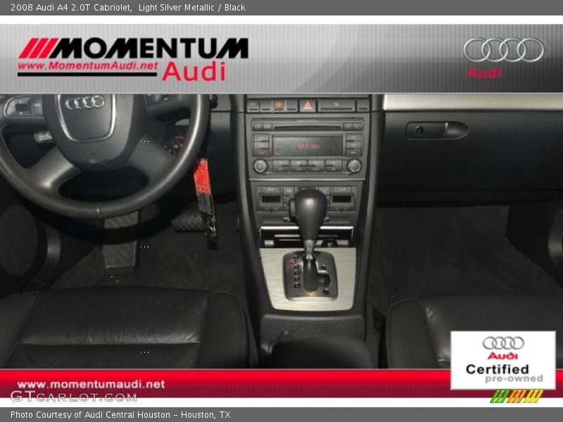 Light Silver Metallic / Black 2008 Audi A4 2.0T Cabriolet