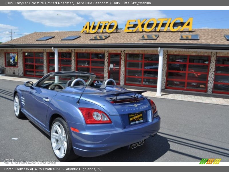 Aero Blue Pearlcoat / Dark Slate Grey/Vanilla 2005 Chrysler Crossfire Limited Roadster