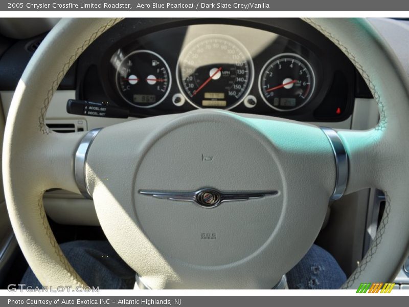 Aero Blue Pearlcoat / Dark Slate Grey/Vanilla 2005 Chrysler Crossfire Limited Roadster
